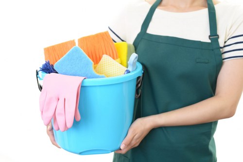 Customer complaint being logged for a cleaning service