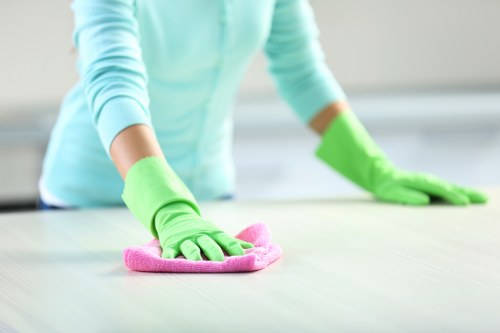 Clean and organised kitchen cleaned by home cleaners in Lambeth